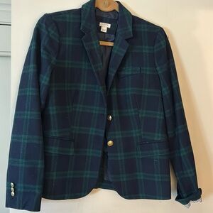 JCREW boyfriend plaid blazer 8